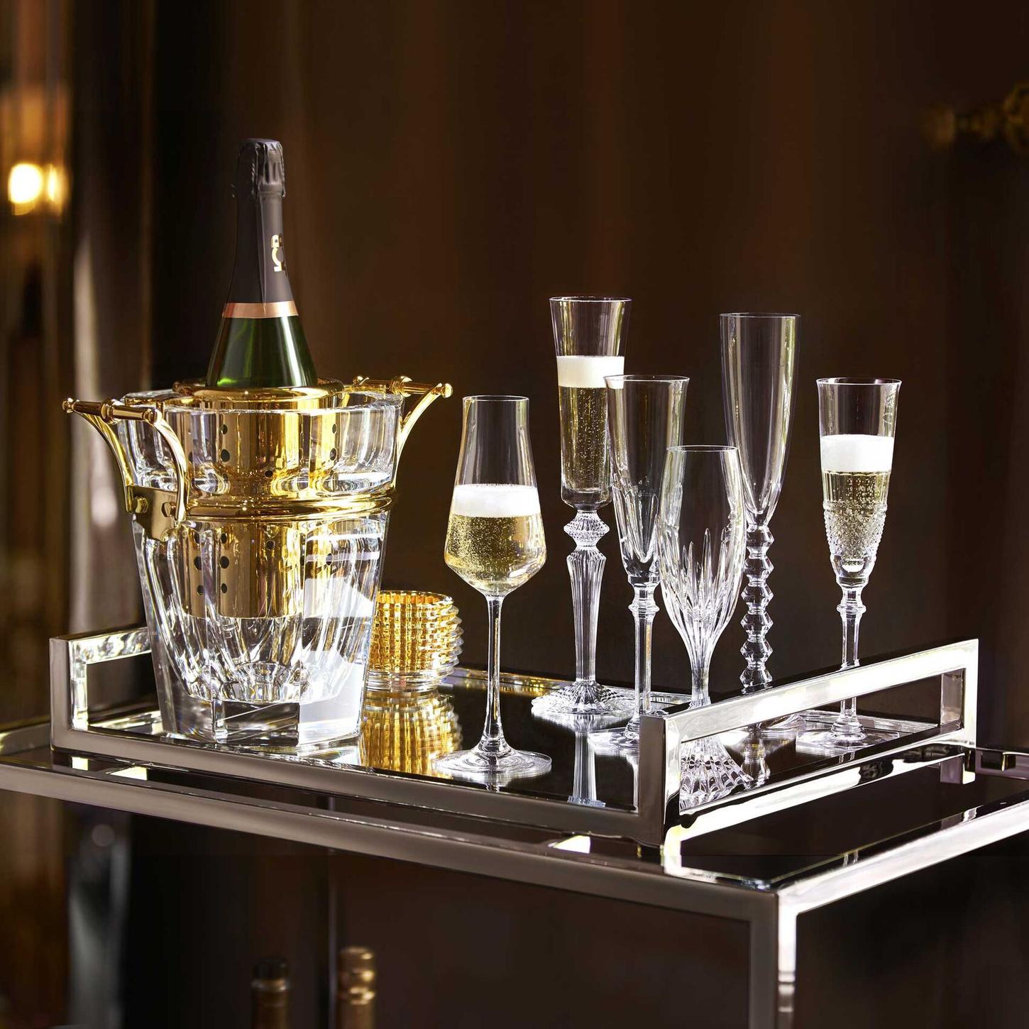 Baccarat Cocktail Champagne Flutes Bubble Box, set of six 2